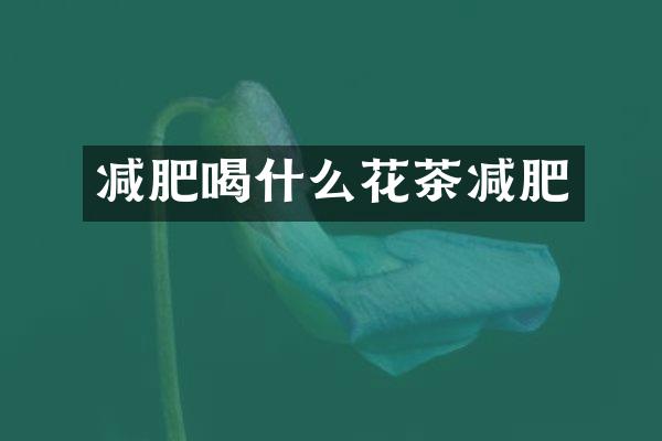 减肥喝什么花茶减肥