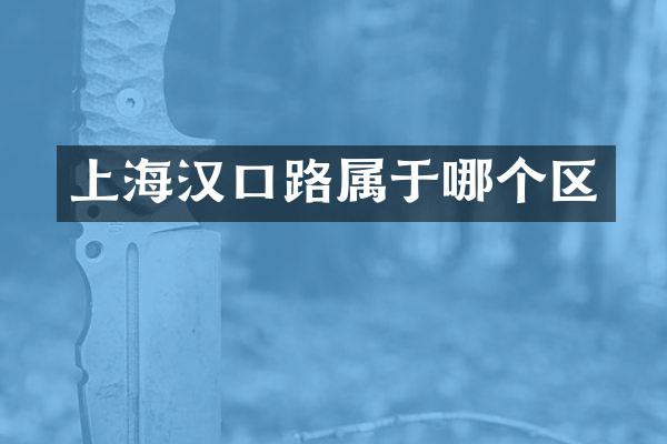 上海汉口路属于哪个区