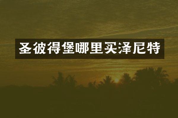 圣彼得堡哪里买泽尼特
