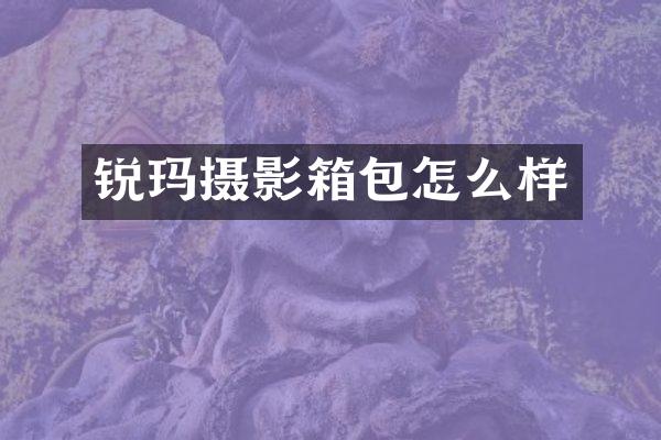 锐玛摄影箱包怎么样