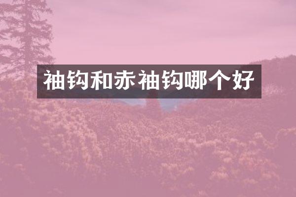 袖钩和赤袖钩哪个好