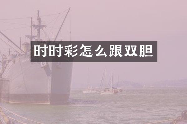 时时彩怎么跟双胆