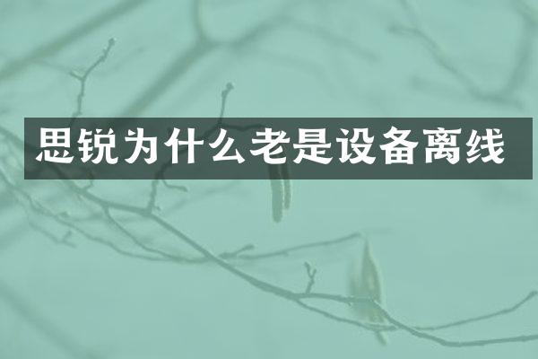 思锐为什么老是设备离线