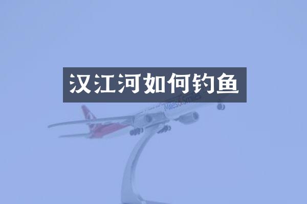 汉江河如何钓鱼