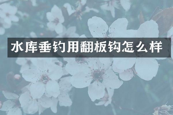 水库垂钓用翻板钩怎么样