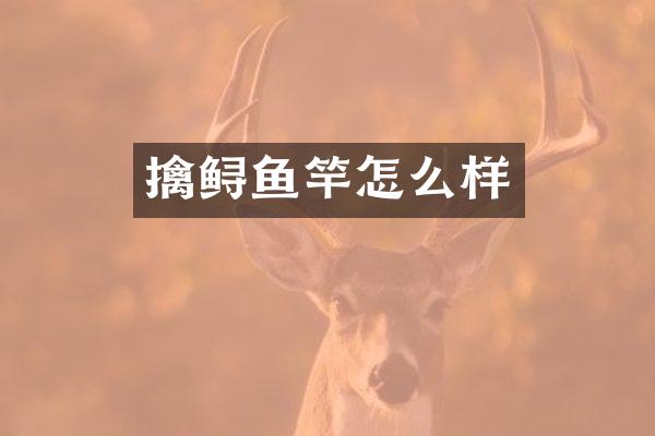 擒鲟鱼竿怎么样