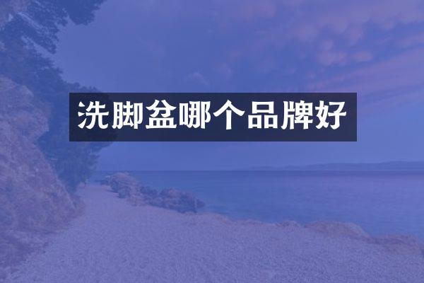 洗脚盆哪个品牌好