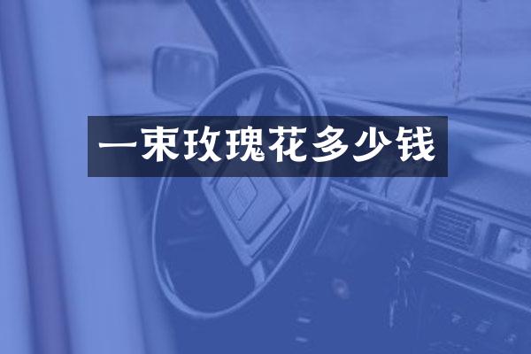 一束玫瑰花多少钱