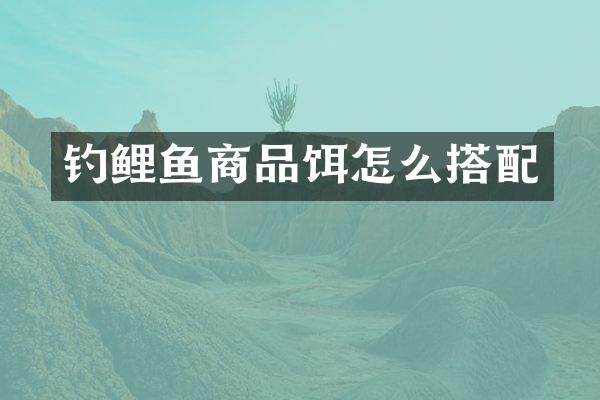 钓鲤鱼商品饵怎么搭配