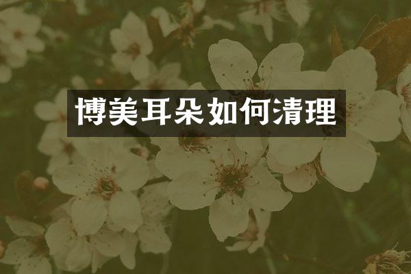 博美耳朵如何清理