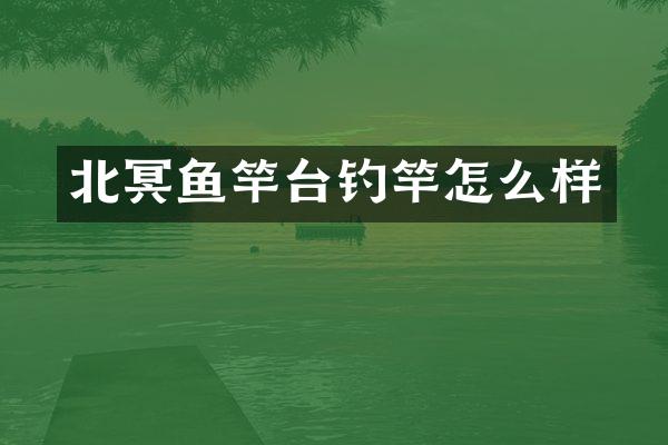 北冥鱼竿台钓竿怎么样