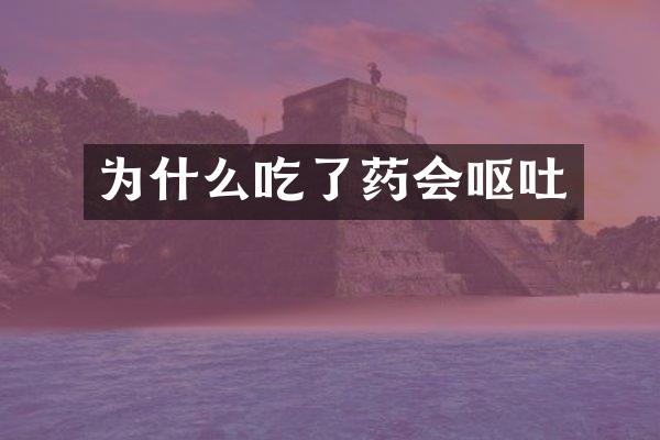 为什么吃了药会呕吐