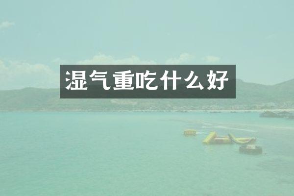 湿气重吃什么好