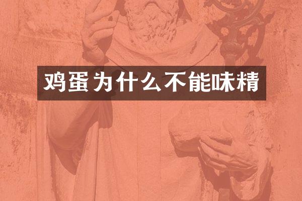 鸡蛋为什么不能味精