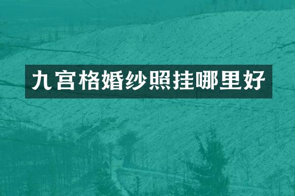 九宫格婚纱照挂哪里好