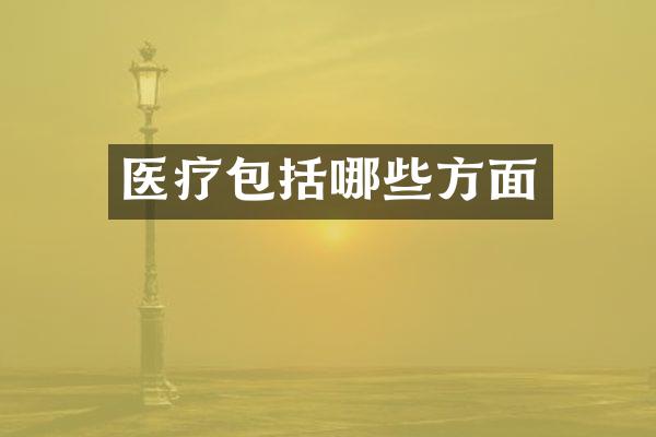 医疗包括哪些方面