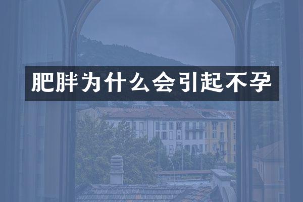 肥胖为什么会引起不孕