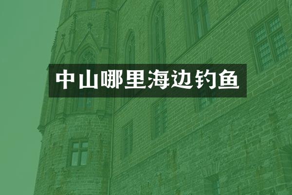 中山哪里海边钓鱼