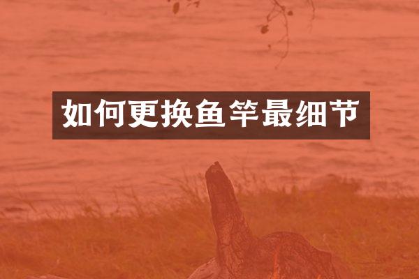 如何更换鱼竿最细节