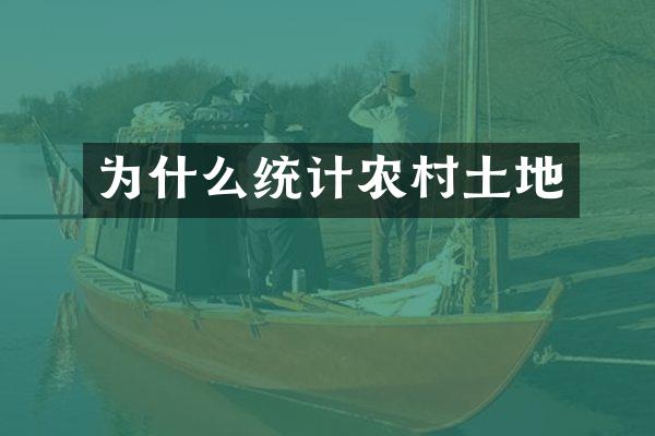 为什么统计农村土地