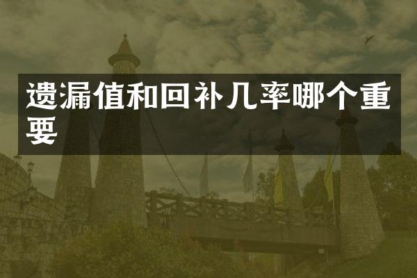 遗漏值和回补几率哪个重要