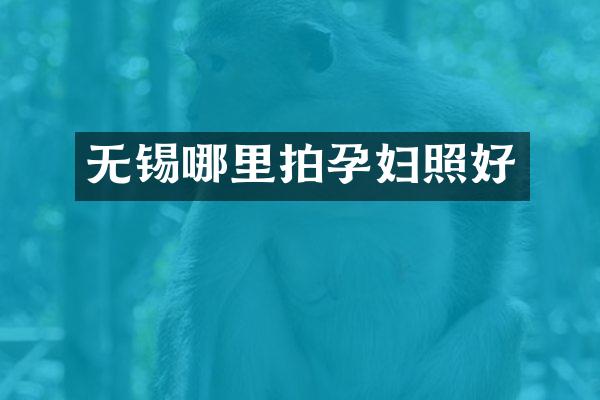 无锡哪里拍孕妇照好