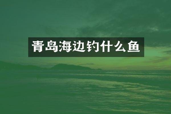 青岛海边钓什么鱼