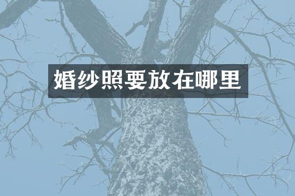 婚纱照要放在哪里