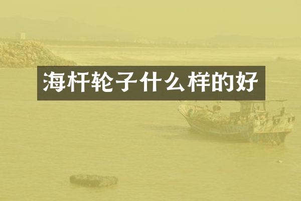 海杆轮子什么样的好