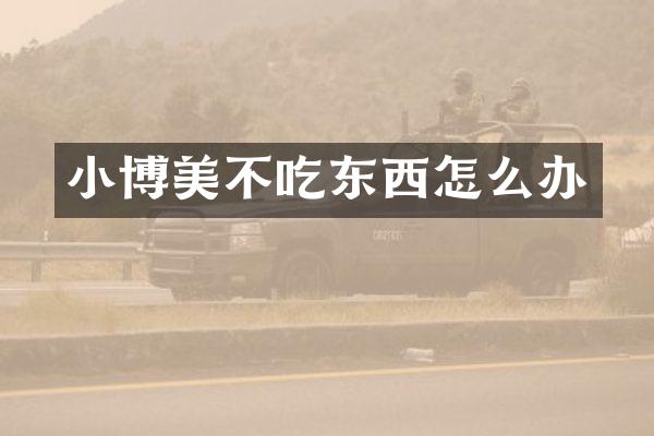 小博美不吃东西怎么办