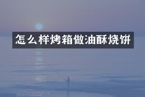 怎么样烤箱做油酥烧饼