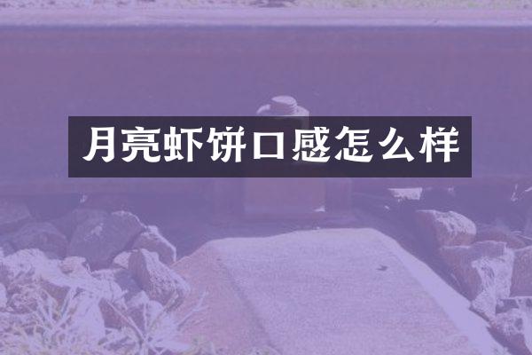 月亮虾饼口感怎么样