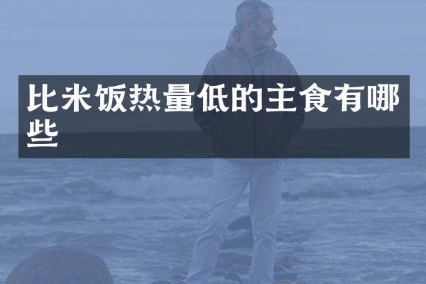 比米饭热量低的主食有哪些