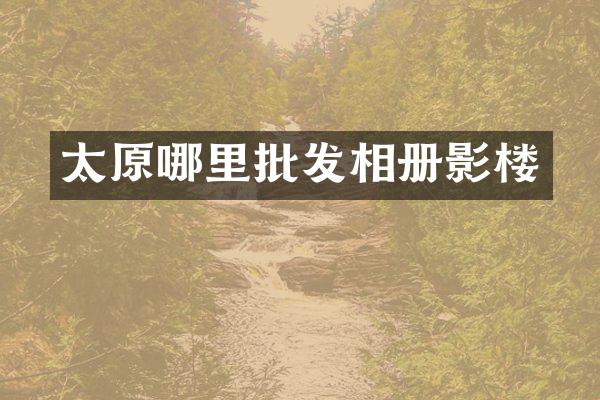 太原哪里批发相册影楼