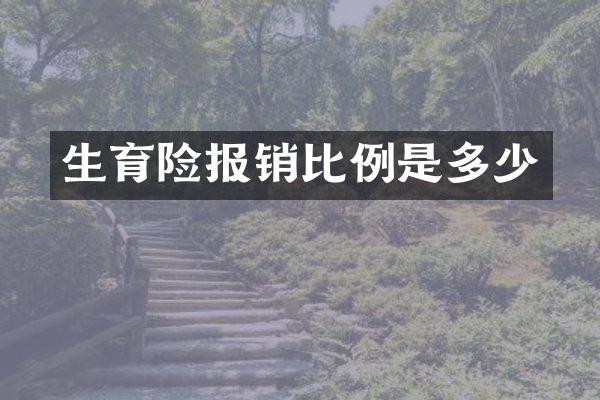 生育险报销比例是多少