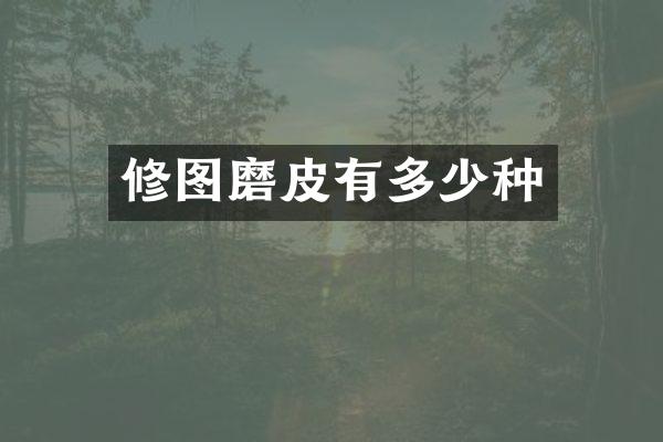 修图磨皮有多少种