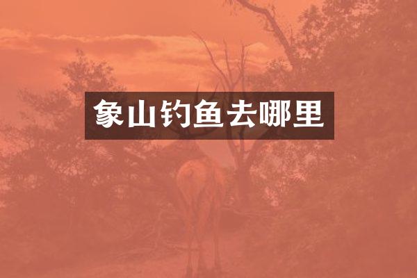 象山钓鱼去哪里