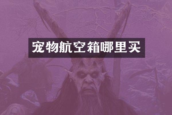 宠物航空箱哪里买