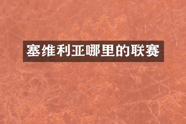 塞维利亚哪里的联赛