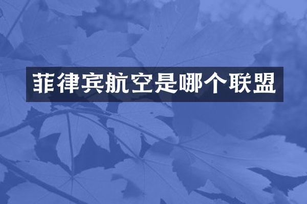 菲律宾航空是哪个联盟