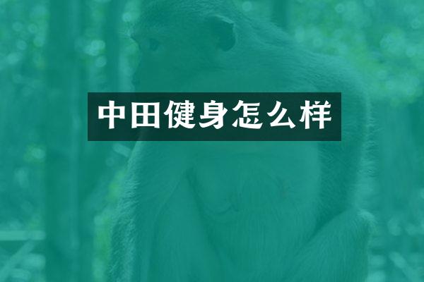中田健身怎么样