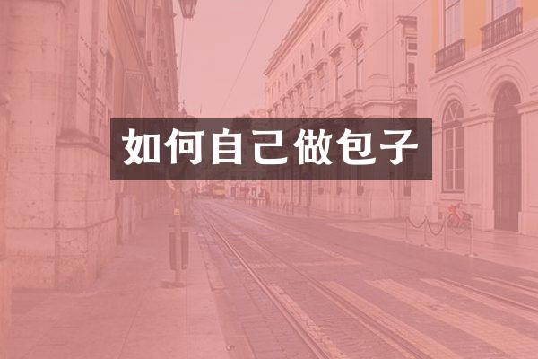 如何自己做包子