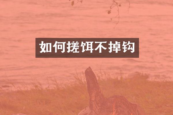 如何搓饵不掉钩