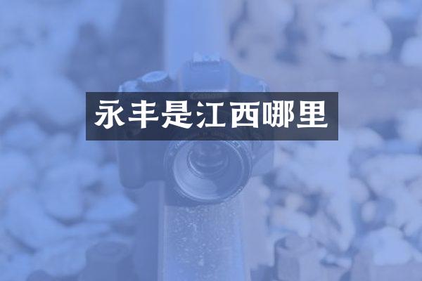 永丰是江西哪里