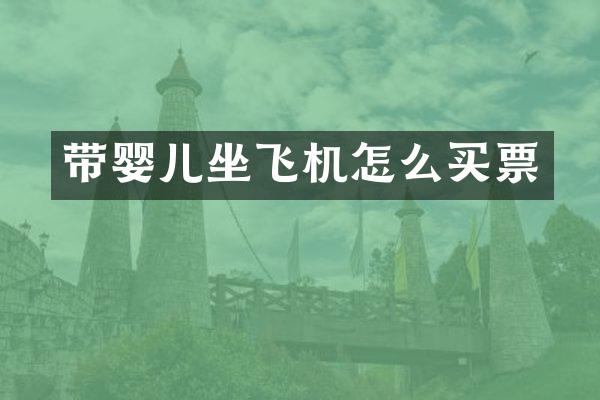 带婴儿坐飞机怎么买票