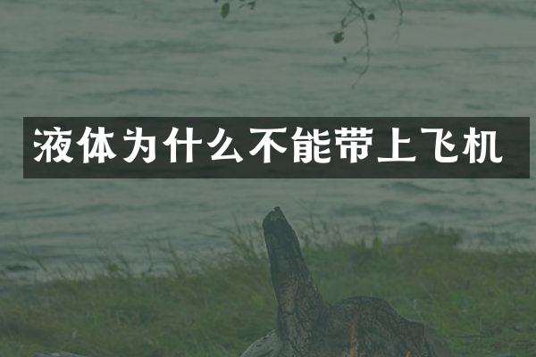 液体为什么不能带上飞机