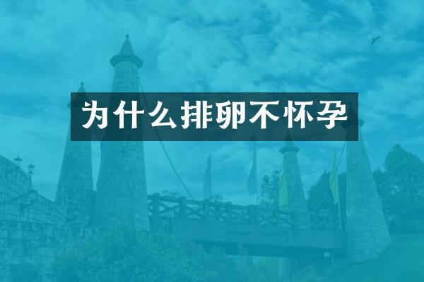 为什么排卵不怀孕