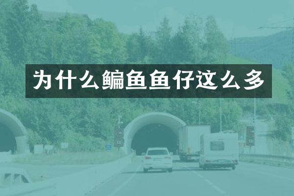 为什么鳊鱼鱼仔这么多