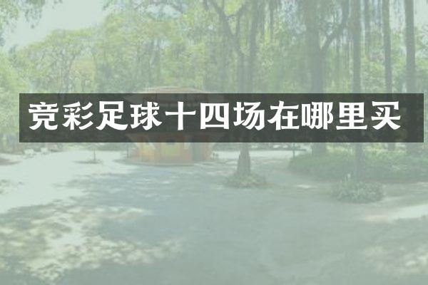 竞彩足球十四场在哪里买