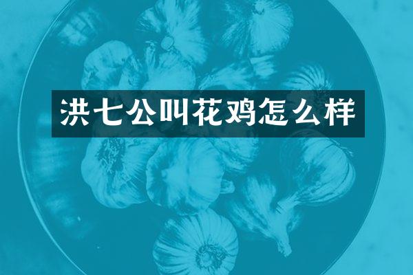 洪七公叫花鸡怎么样